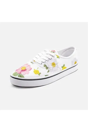 Floral Flurry Unisex Canvas Shoes