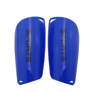 Football Shin Pads Reinforced Shin Pads Sports Calf Pads(Blue S)