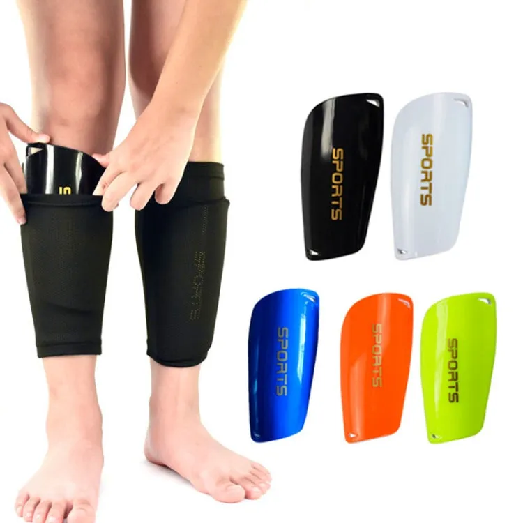 Football Shin Pads Reinforced Shin Pads Sports Calf Pads(Blue S)