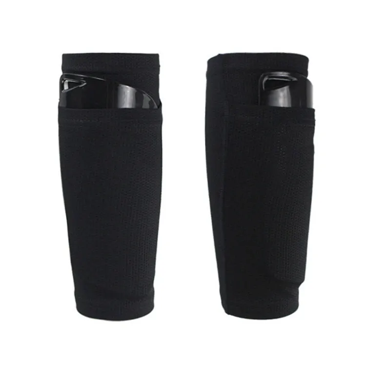 Football Shin Pads Reinforced Shin Pads Sports Calf Pads(Blue S)