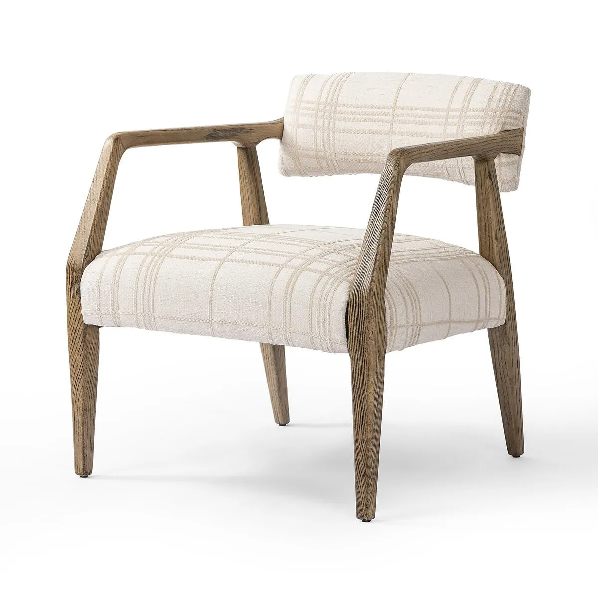 Four Hands Tyler Armchair in Sheffield Ivory