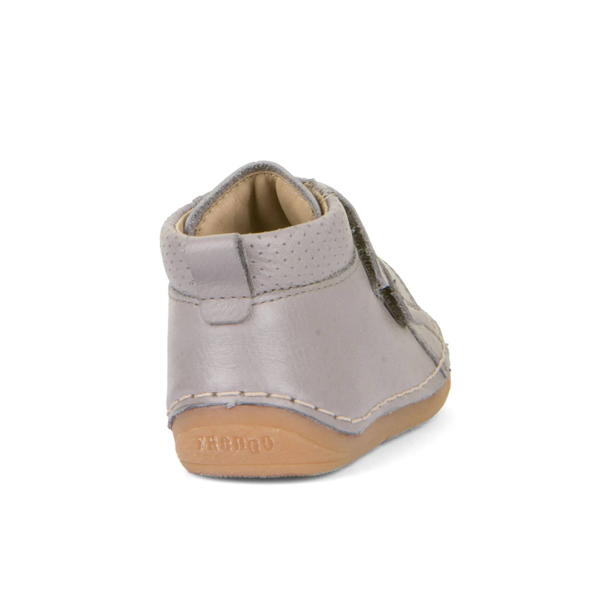 Froddo Boy's and Girl's Paix Casual Shoes with Hoop and Loop Closure - Light Grey