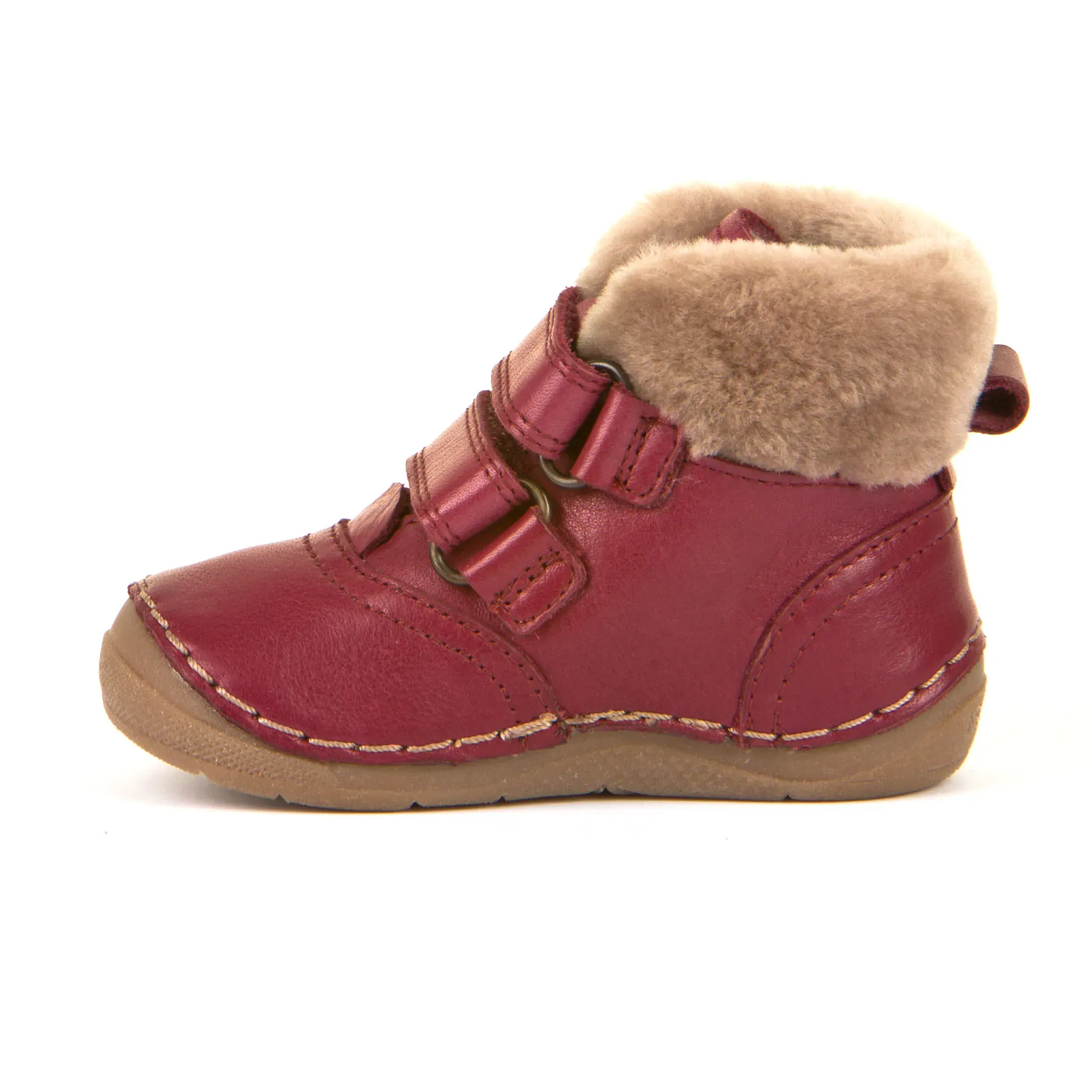 Froddo Boy's and Girl's Paix Winter Furry Ankle Boots - Bordeaux