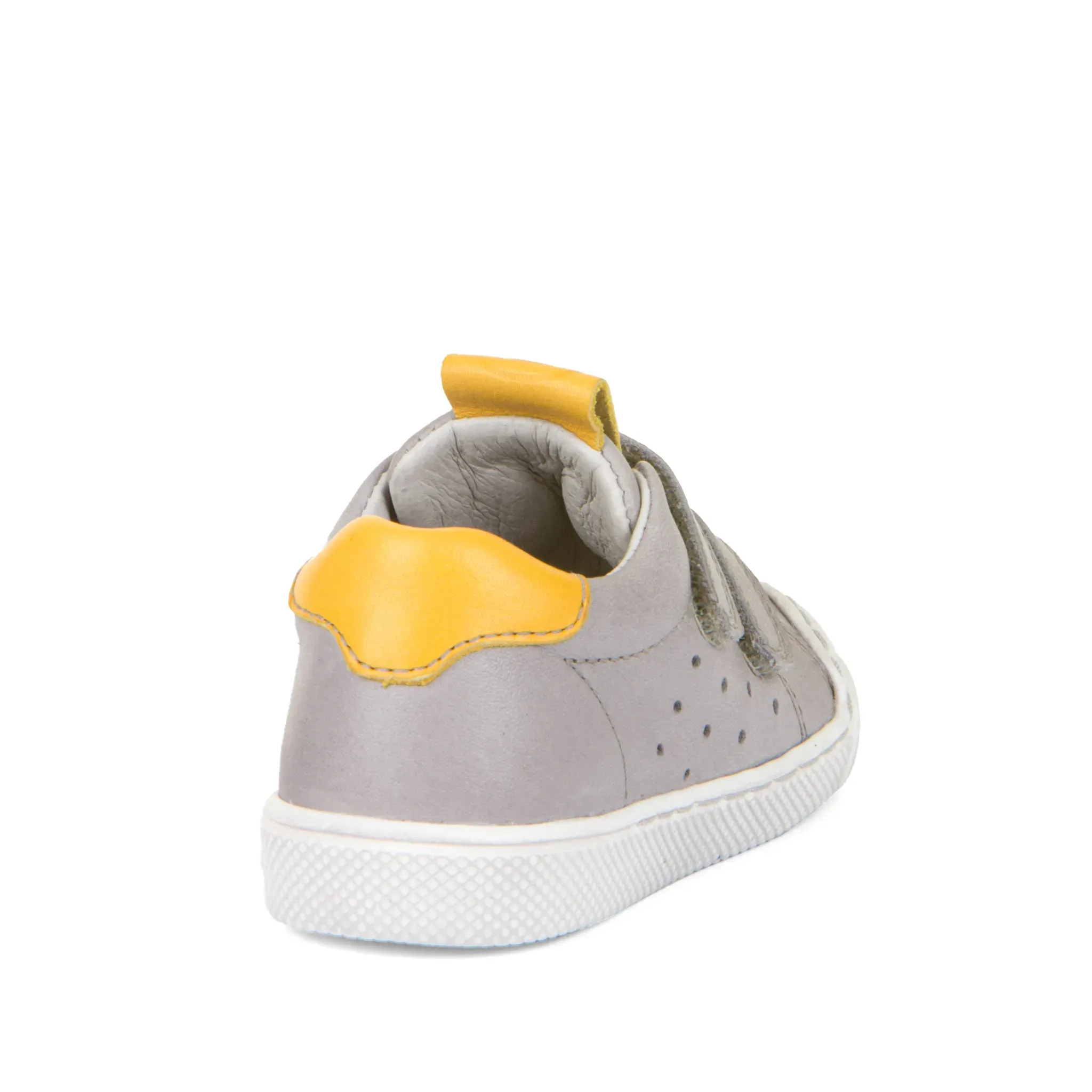 Froddo Boy's and Girl's Rosario Casual Shoes with Hoop and Loop Closure - Light Grey