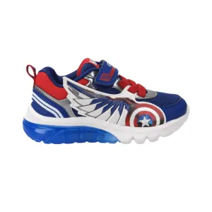 Geox Boy's Ciberdron Blue/Red Light Up (Sizes 28-32)