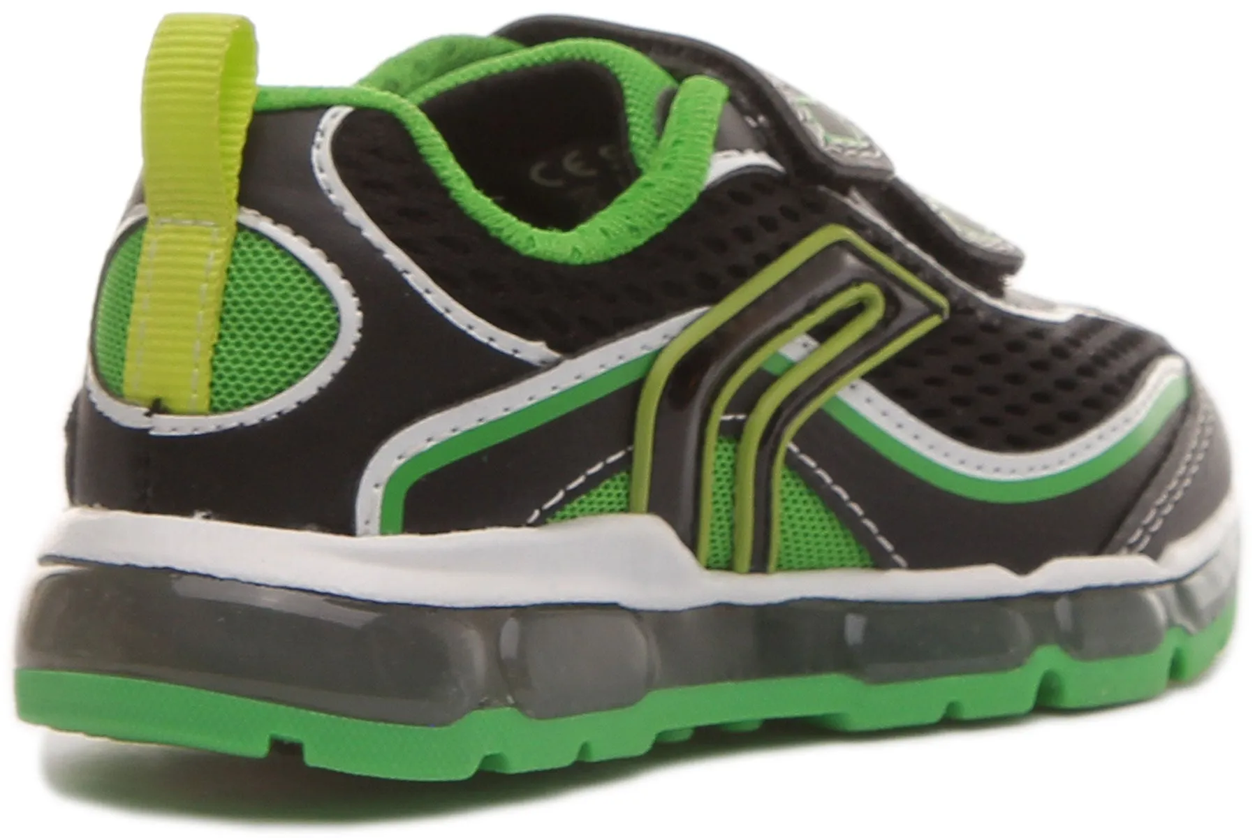 Geox J Android B.C In Black Green For Kids