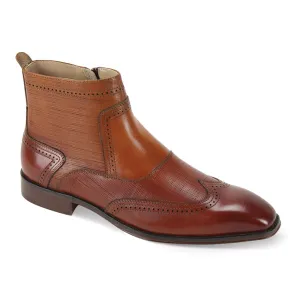 Giovani Slip On Wing Tip Boot