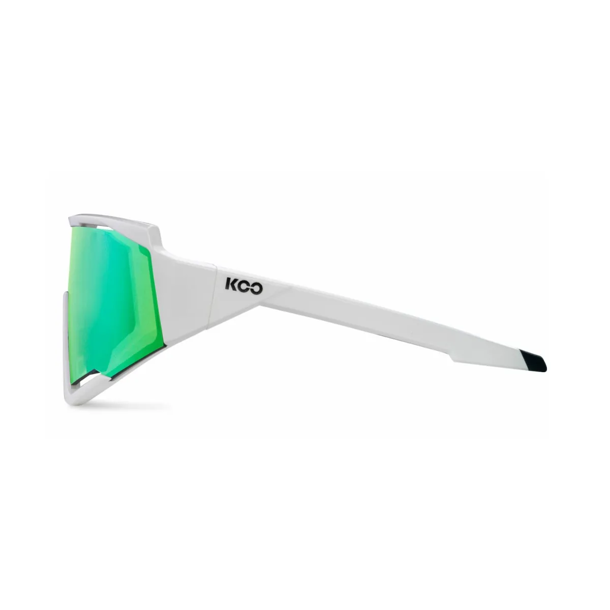 Glasses KOO Spectro White Green Lenses