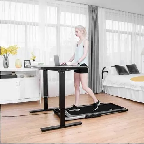 Goplus 1.5HP Running Folding Treadmill with  Intelligent Speed Control