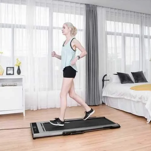 Goplus 1.5HP Running Folding Treadmill with  Intelligent Speed Control