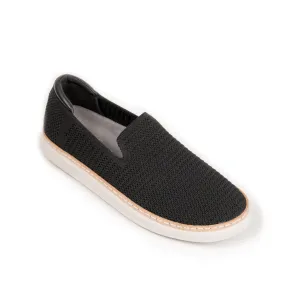 Grounding Slip-On • Black & White Bamboo Knit