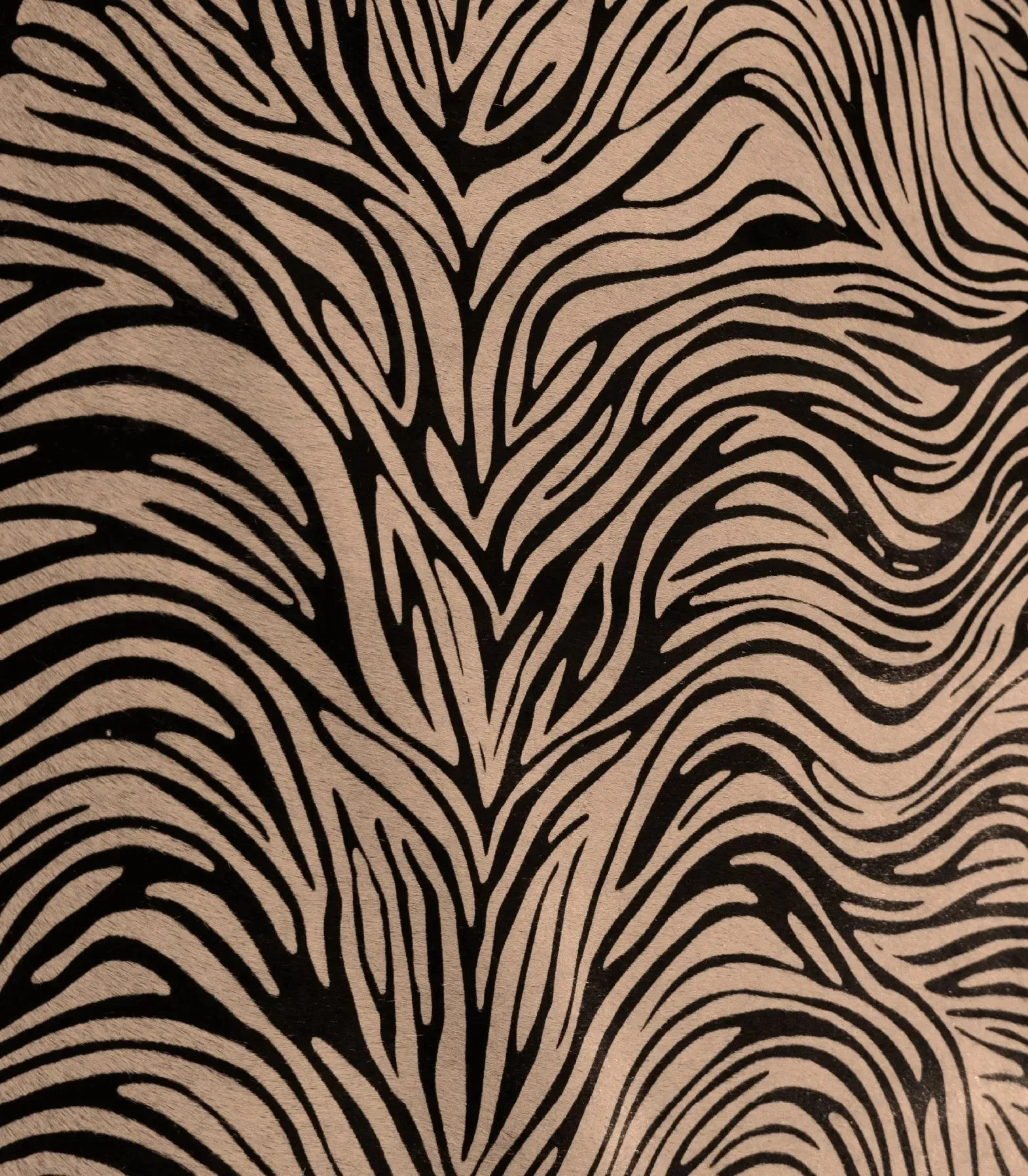 Hair-On Small Zebra Print Cowhide