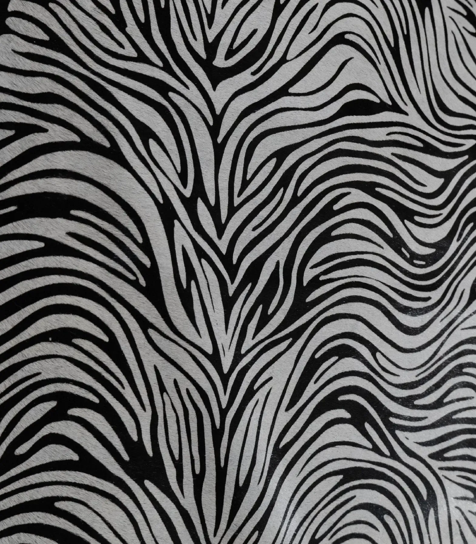 Hair-On Small Zebra Print Cowhide