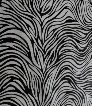 Hair-On Small Zebra Print Cowhide