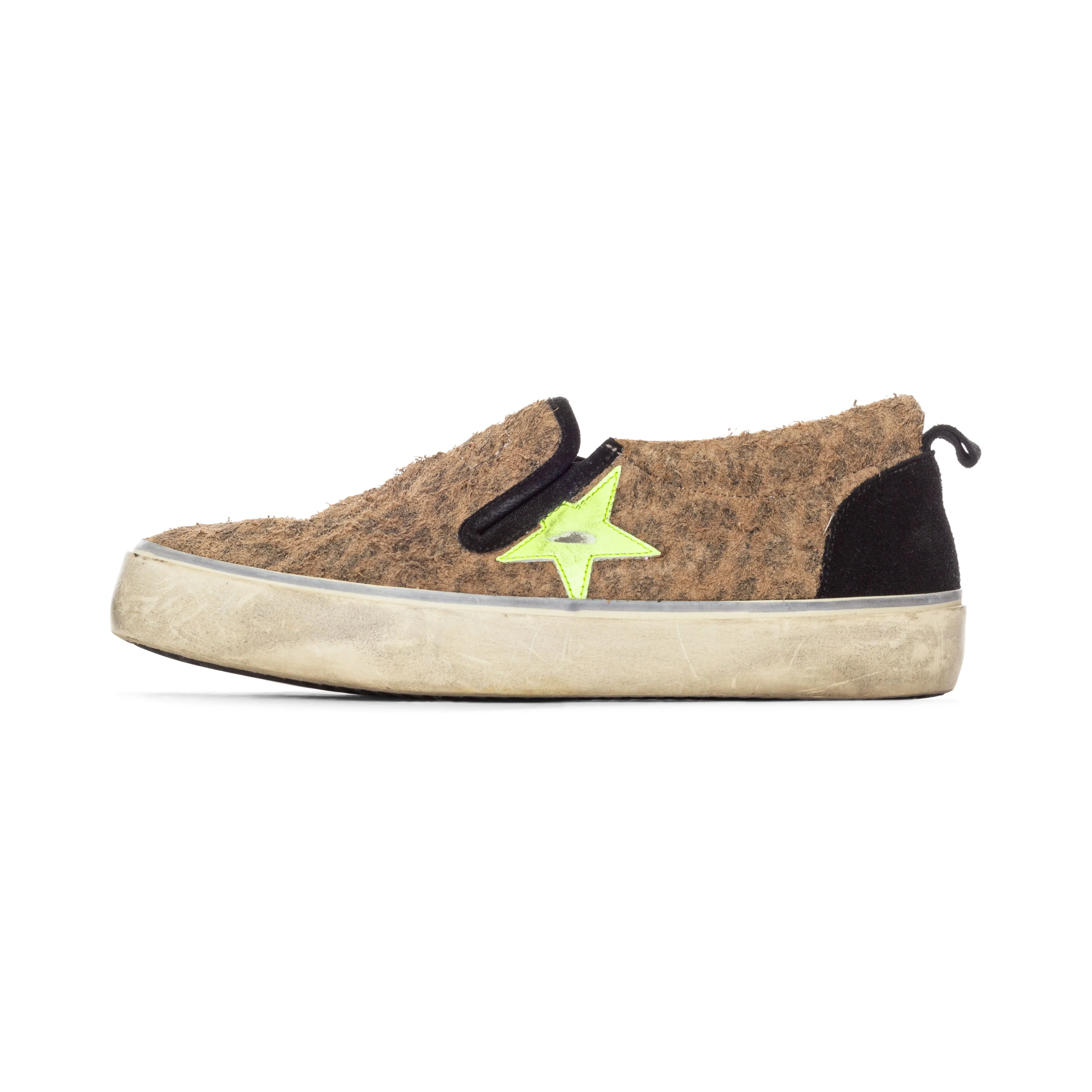 Hanami Leopard Print Slip-On Sneakers 37