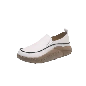 Ivory Chunky Slip On Shoes