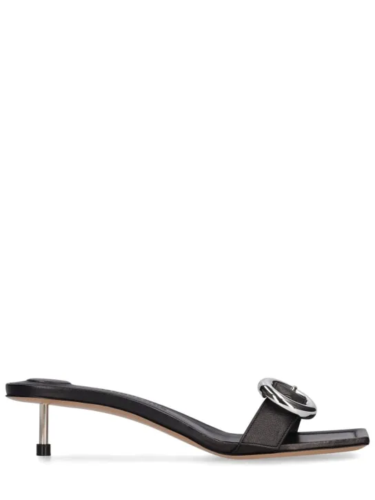 Jacquemus   35mm Regalo leather mule sandals 