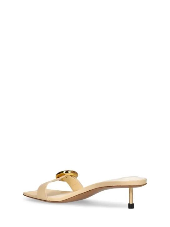 Jacquemus   35mm Regalo leather mule sandals 