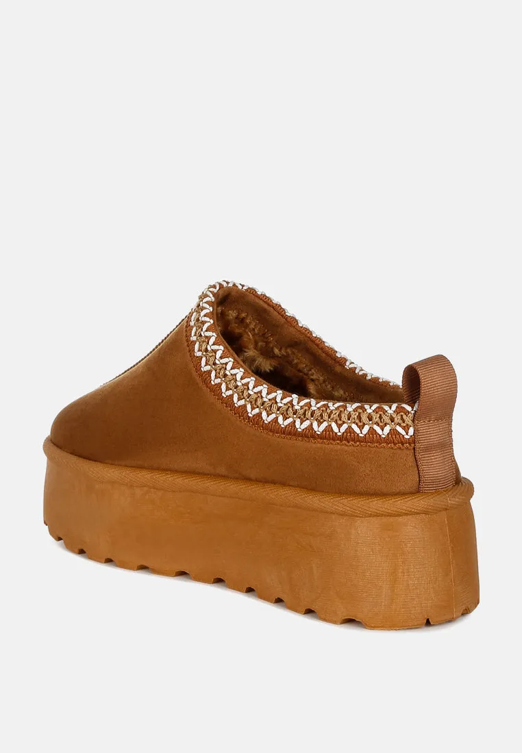 Jesters Embroidered Platform Classic Slip-On