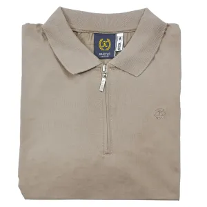 K7 Taupe 1/4 Zip Golfer