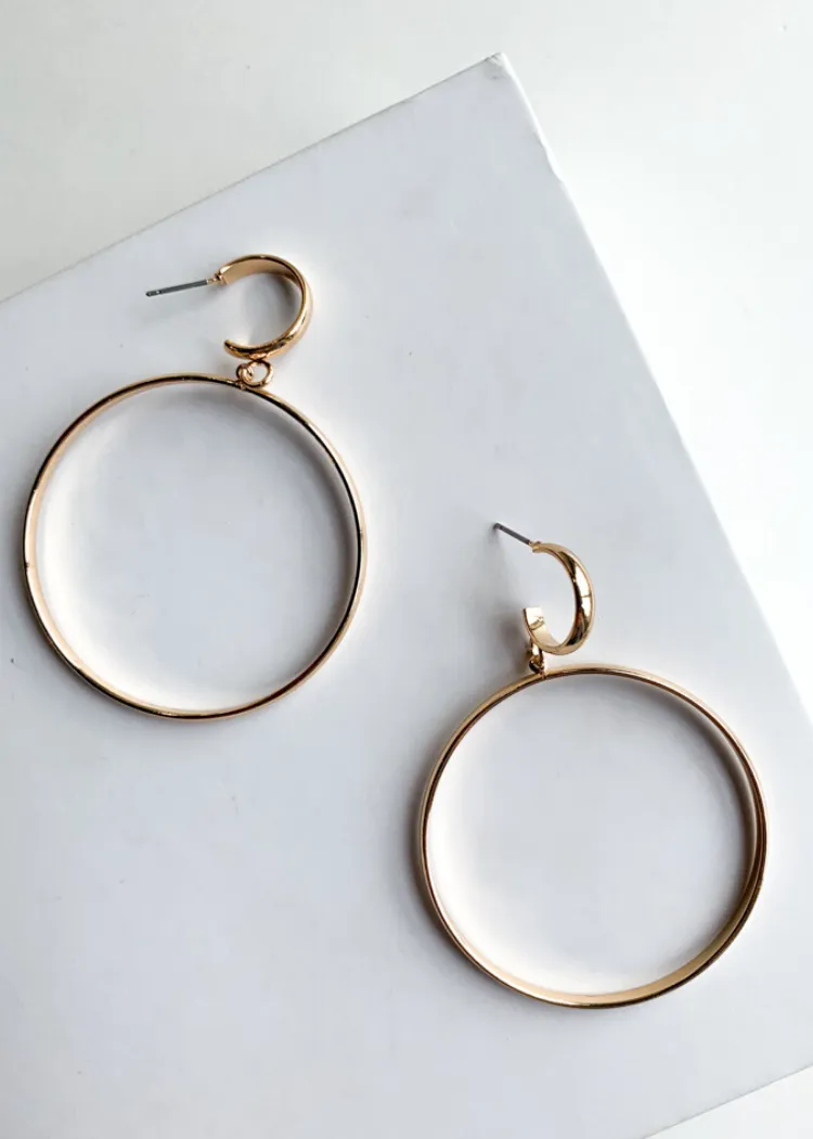 Kashid Gold Medium Hoops