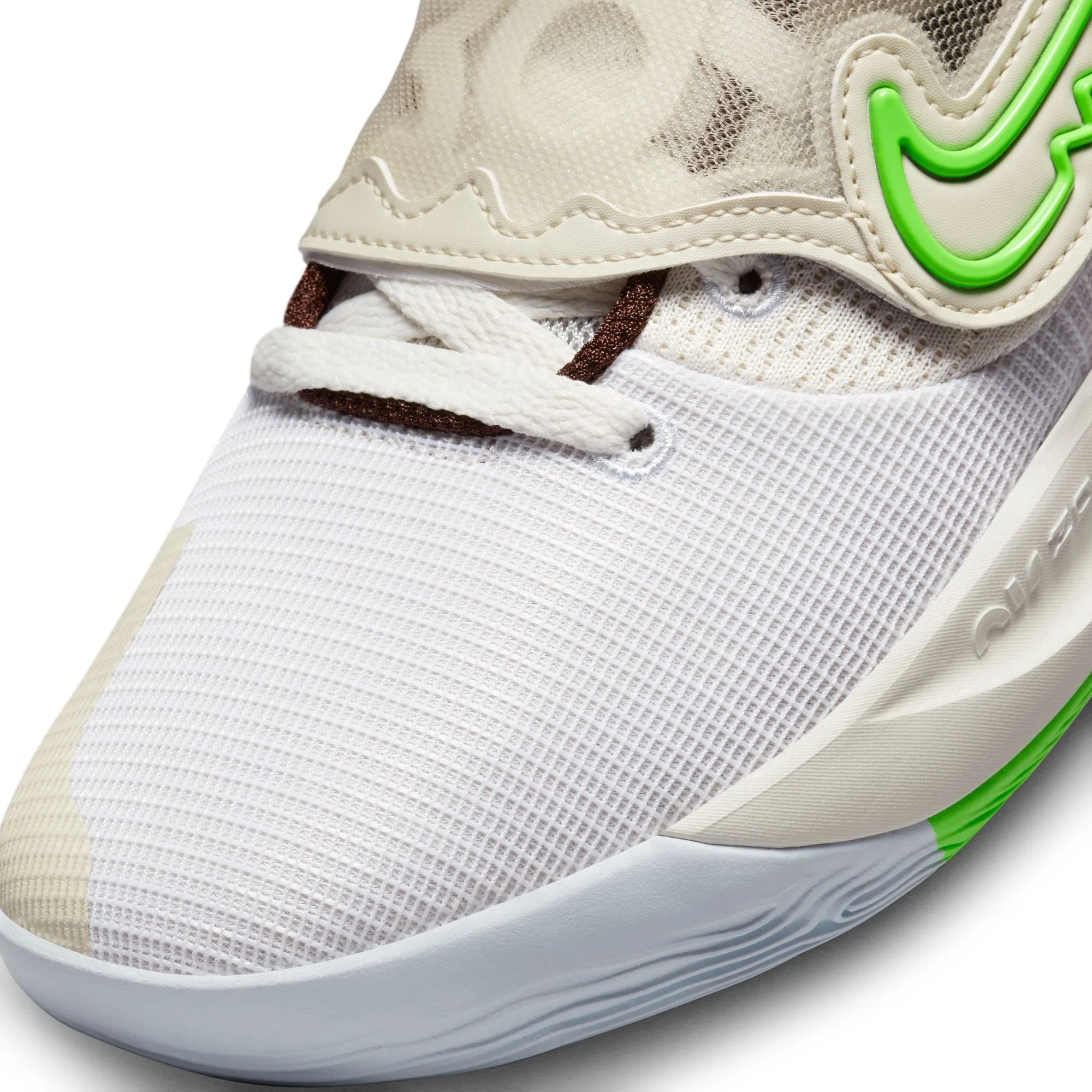 KD Trey 5 X Basketball Shoes - White/Green