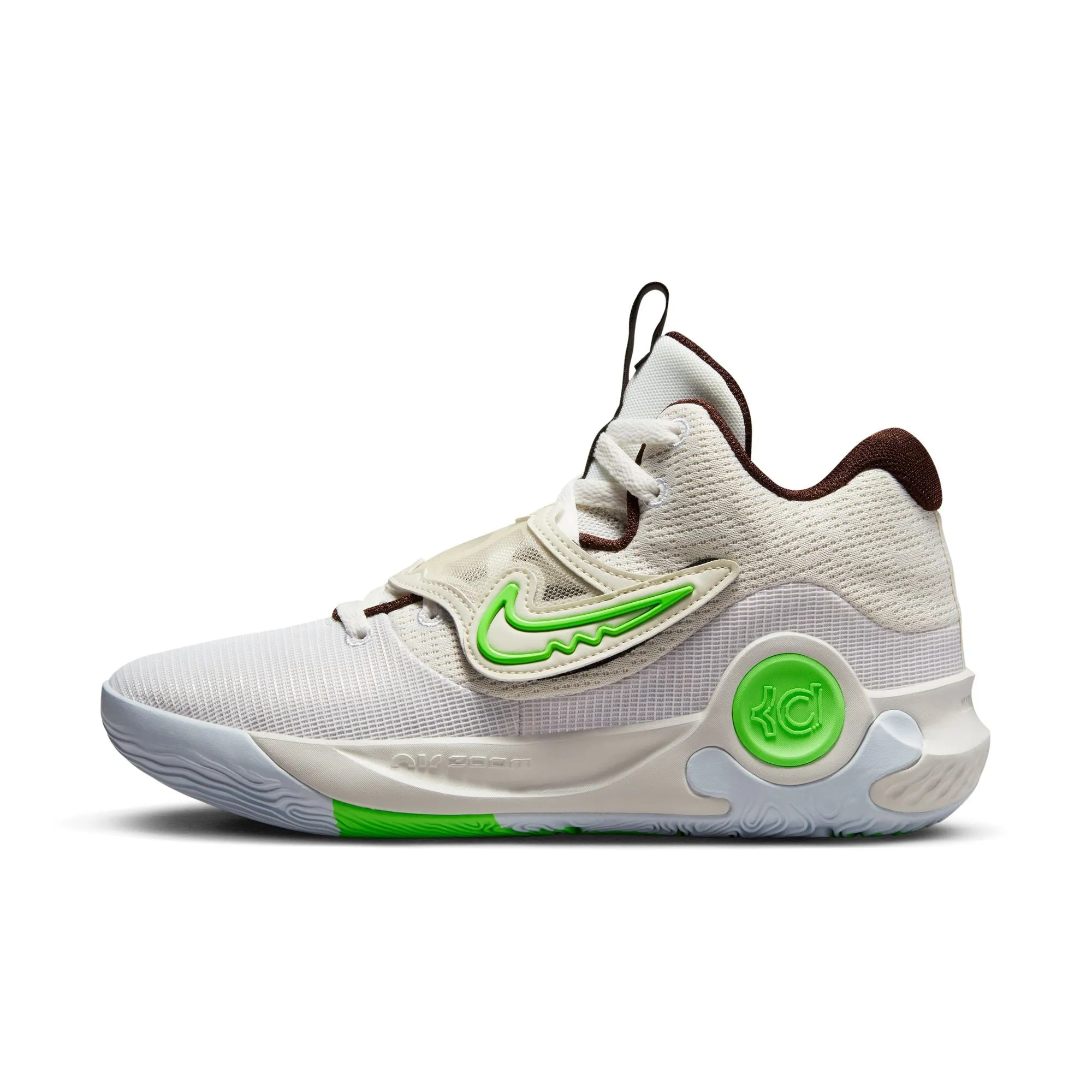 KD Trey 5 X Basketball Shoes - White/Green