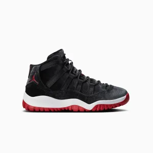 Kid's Air Jordan 11 Retro "Bred Velvet" Pre School