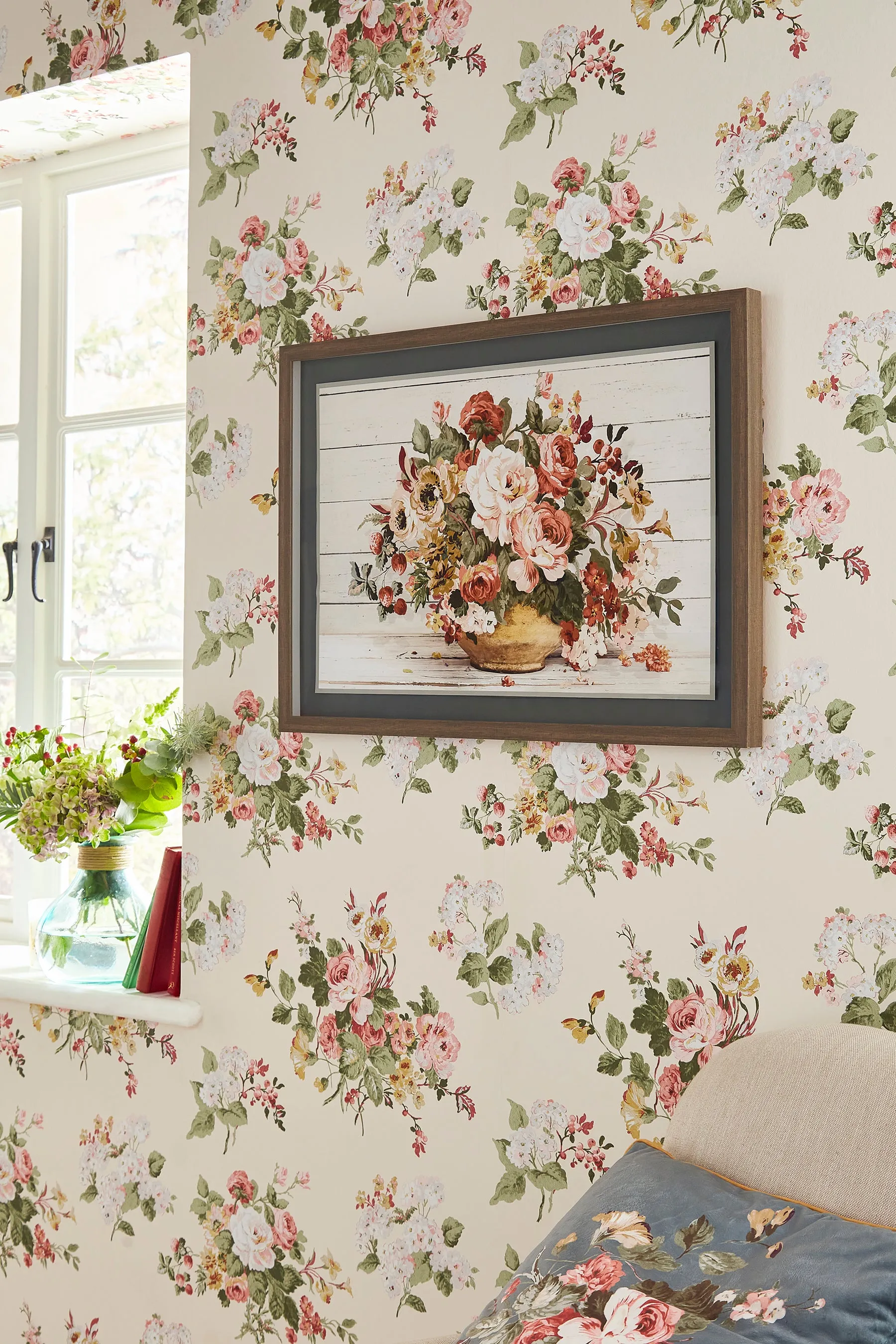 Laura Ashley Wallart Rosemore Fern 115038