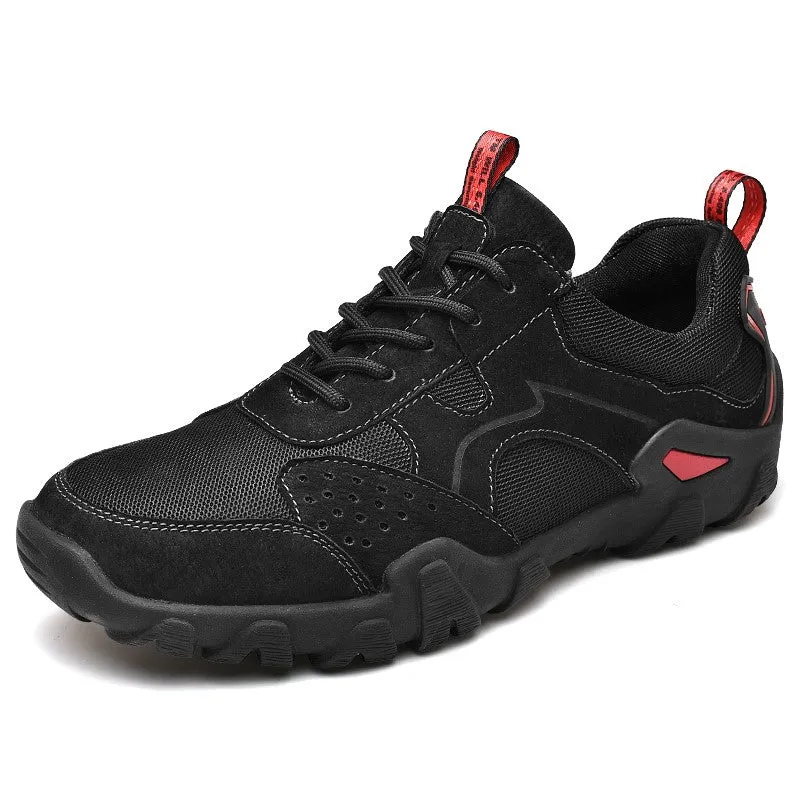 Man's outdoor athletic breathable popular joker hiking sneakers