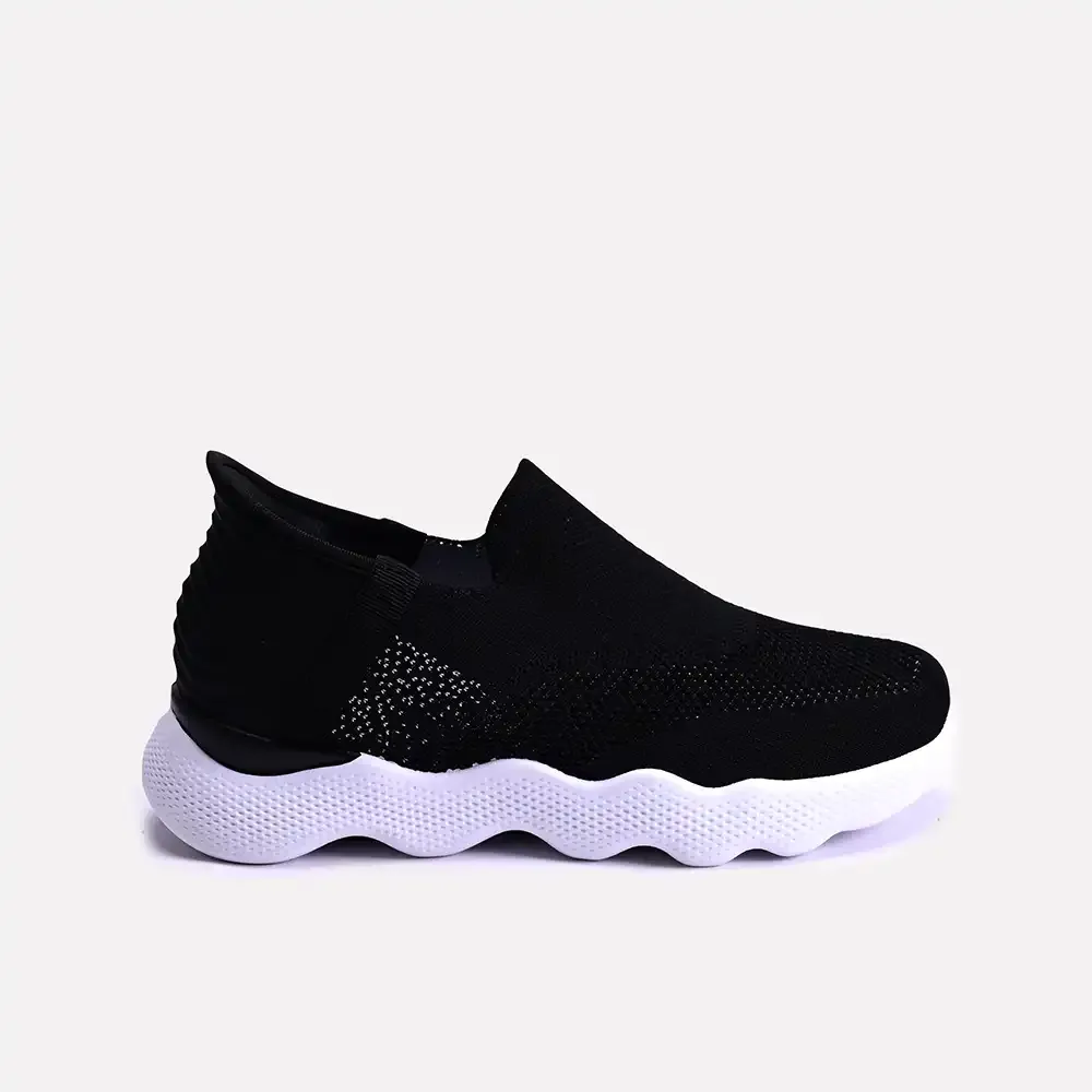 Margaret Black Slip On Sneakers 0440682