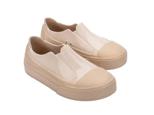 Melissa Blank Canvas AD Beige Slip On Sneakers For Women