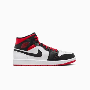 Men's Air Jordan 1 Mid "Gym Red Black Toe"