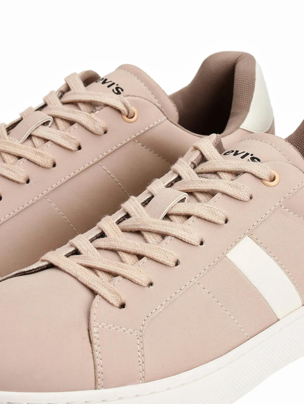 Men's Beige Colorblock Sneakers