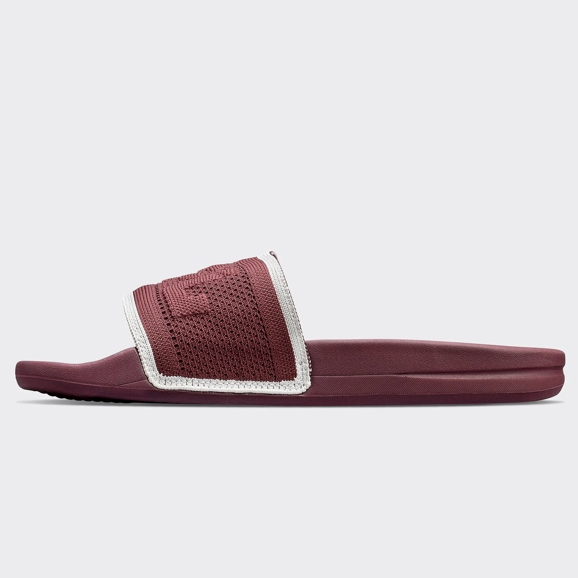 Men's Big Logo TechLoom Slide Burgundy / Ivory