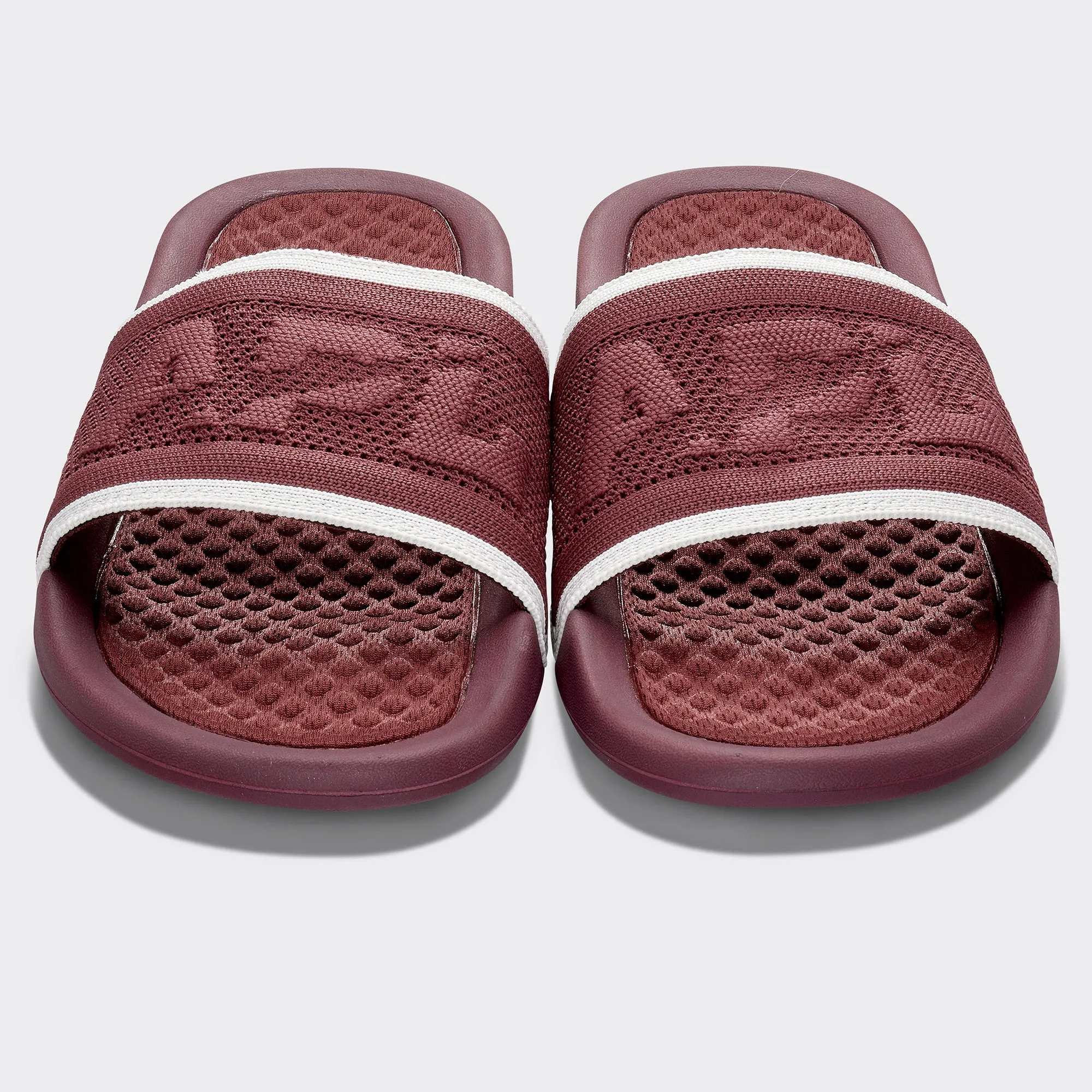 Men's Big Logo TechLoom Slide Burgundy / Ivory