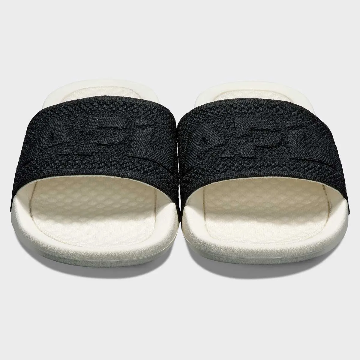 Men's Big Logo TechLoom Slide Ivory / Black