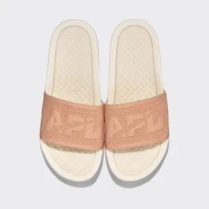 Men's Big Logo TechLoom Slide Ivory / Blush