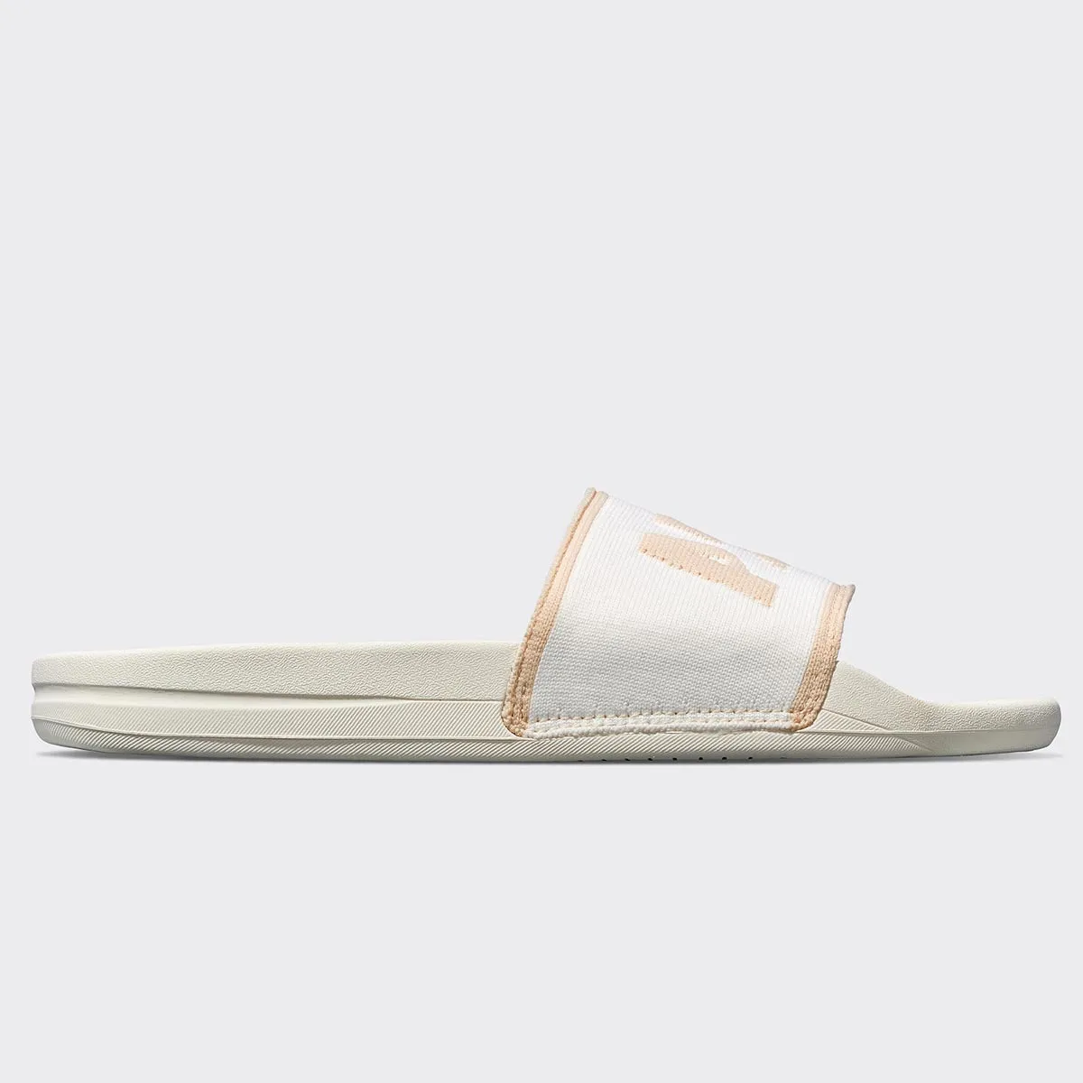 Men's Big Logo TechLoom Slide Ivory / Warm Silk