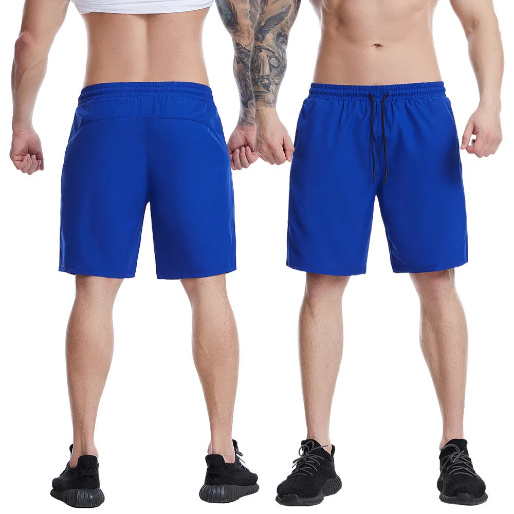 MEN'S BREATHABLE DRAWSTRING POCKET FITNESS PANTS