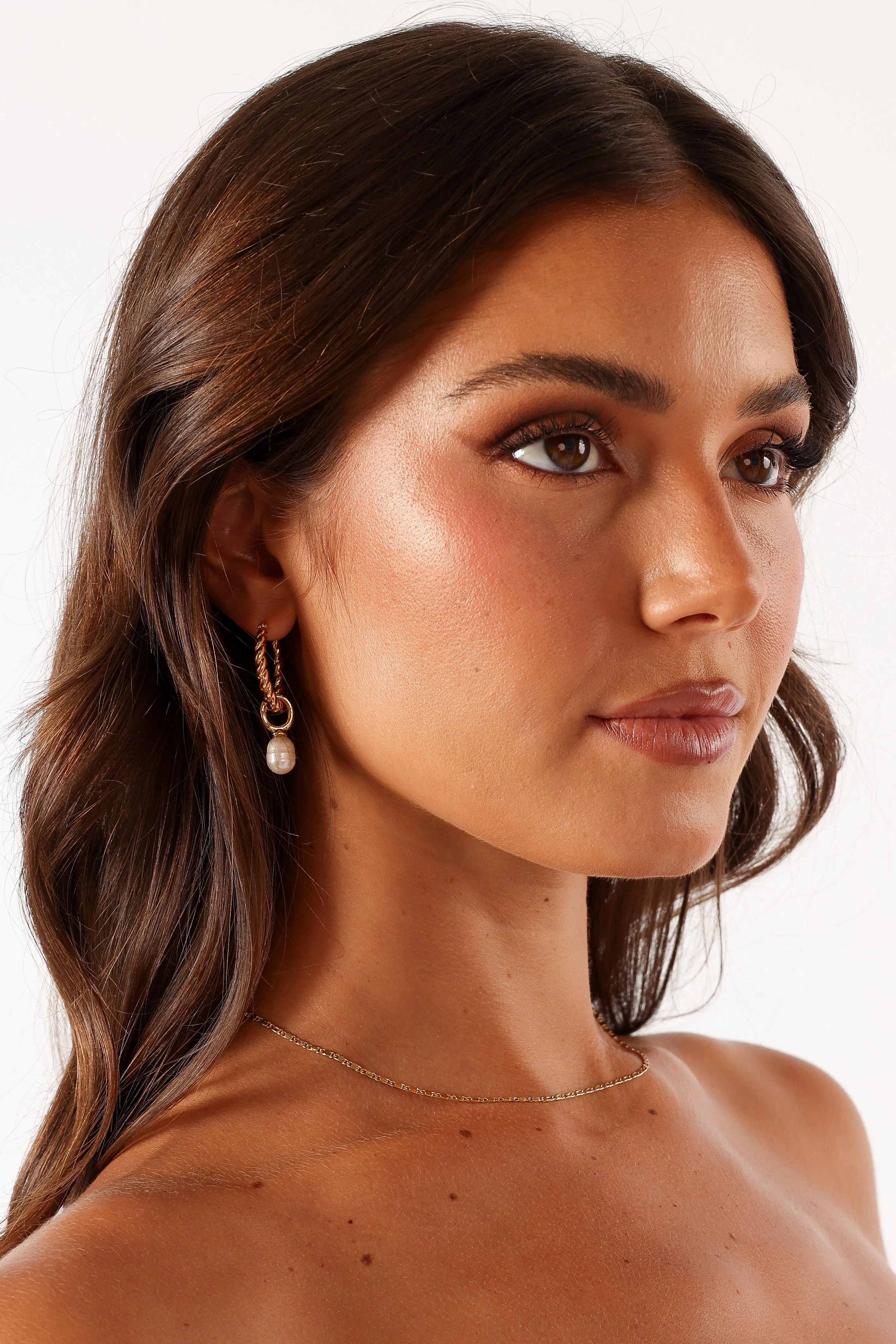 Monika Hoop Earrings - Gold