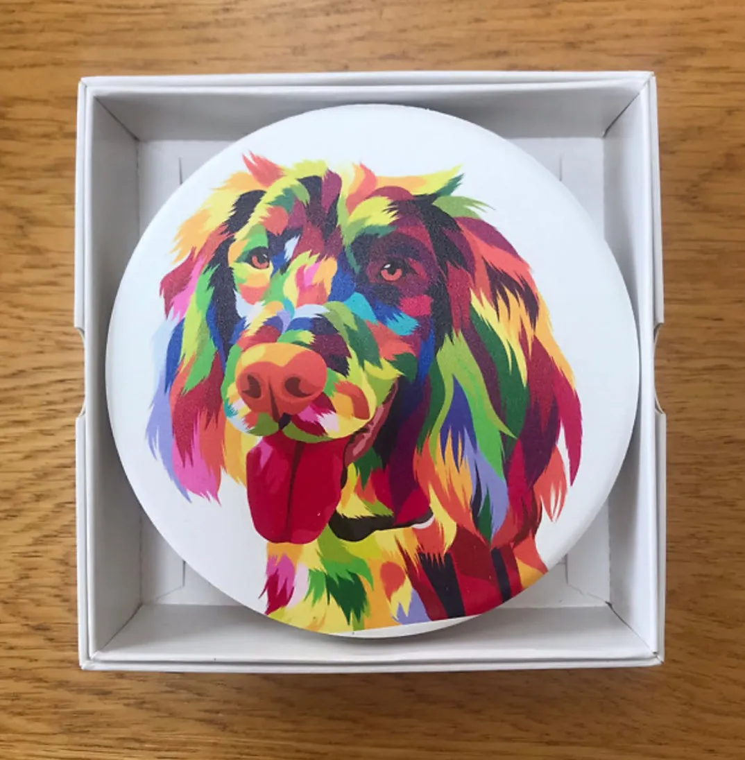 Multicoloured Animal Ceramic Coasters (11 Designs)