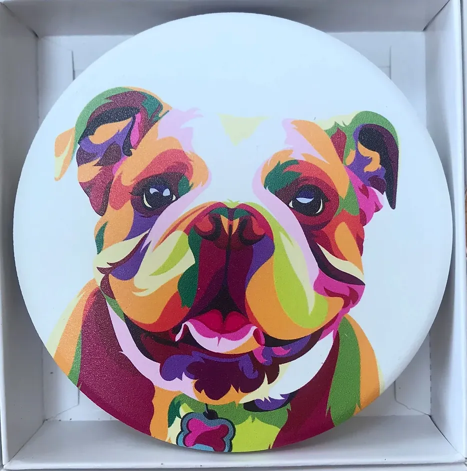 Multicoloured Animal Ceramic Coasters (11 Designs)