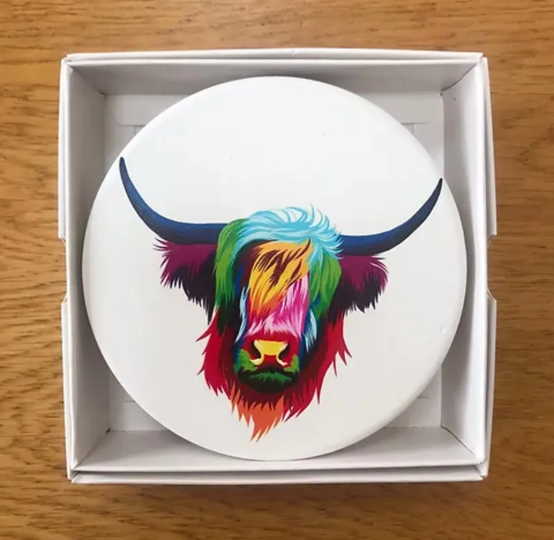 Multicoloured Animal Ceramic Coasters (11 Designs)