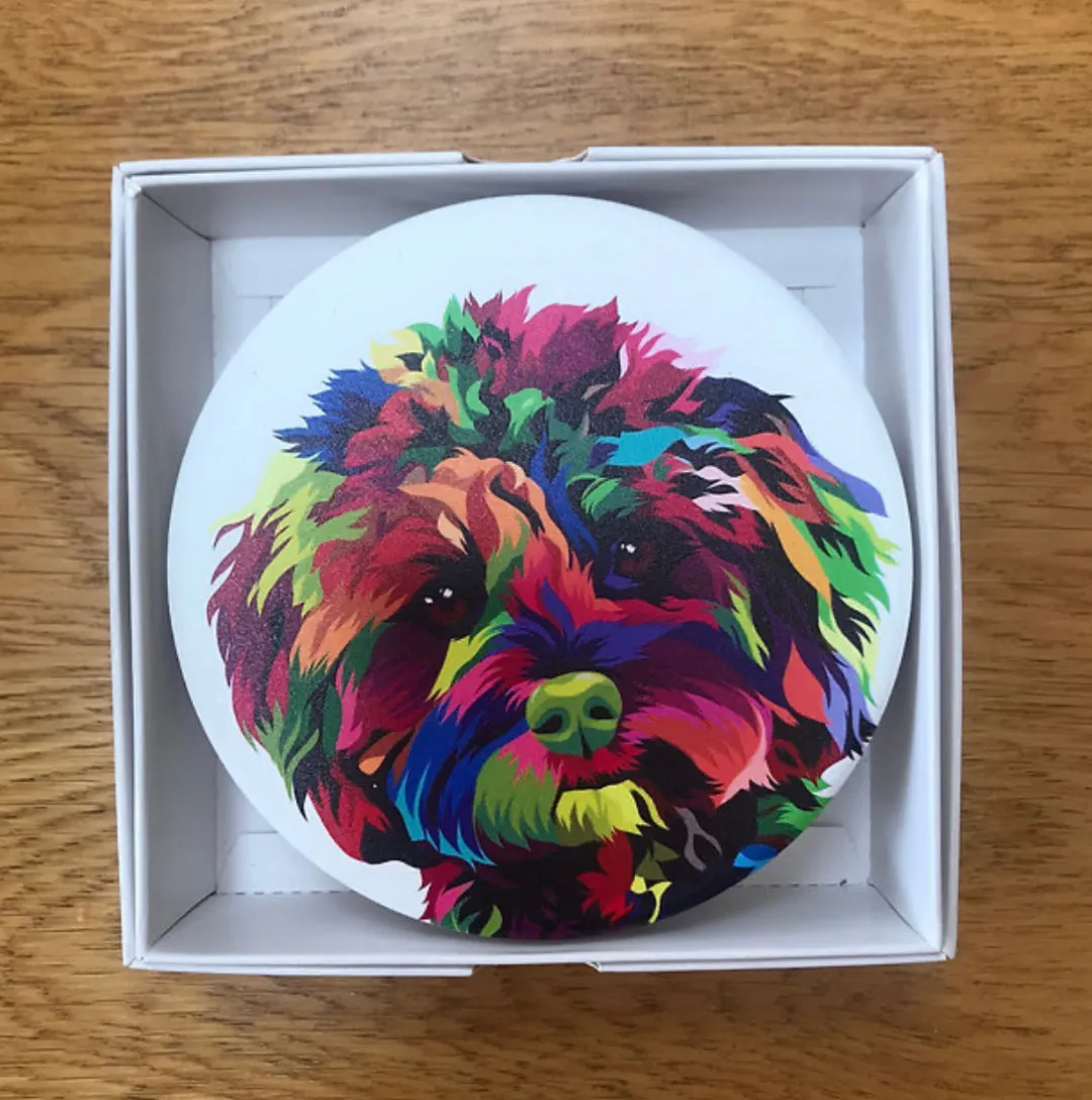 Multicoloured Animal Ceramic Coasters (11 Designs)