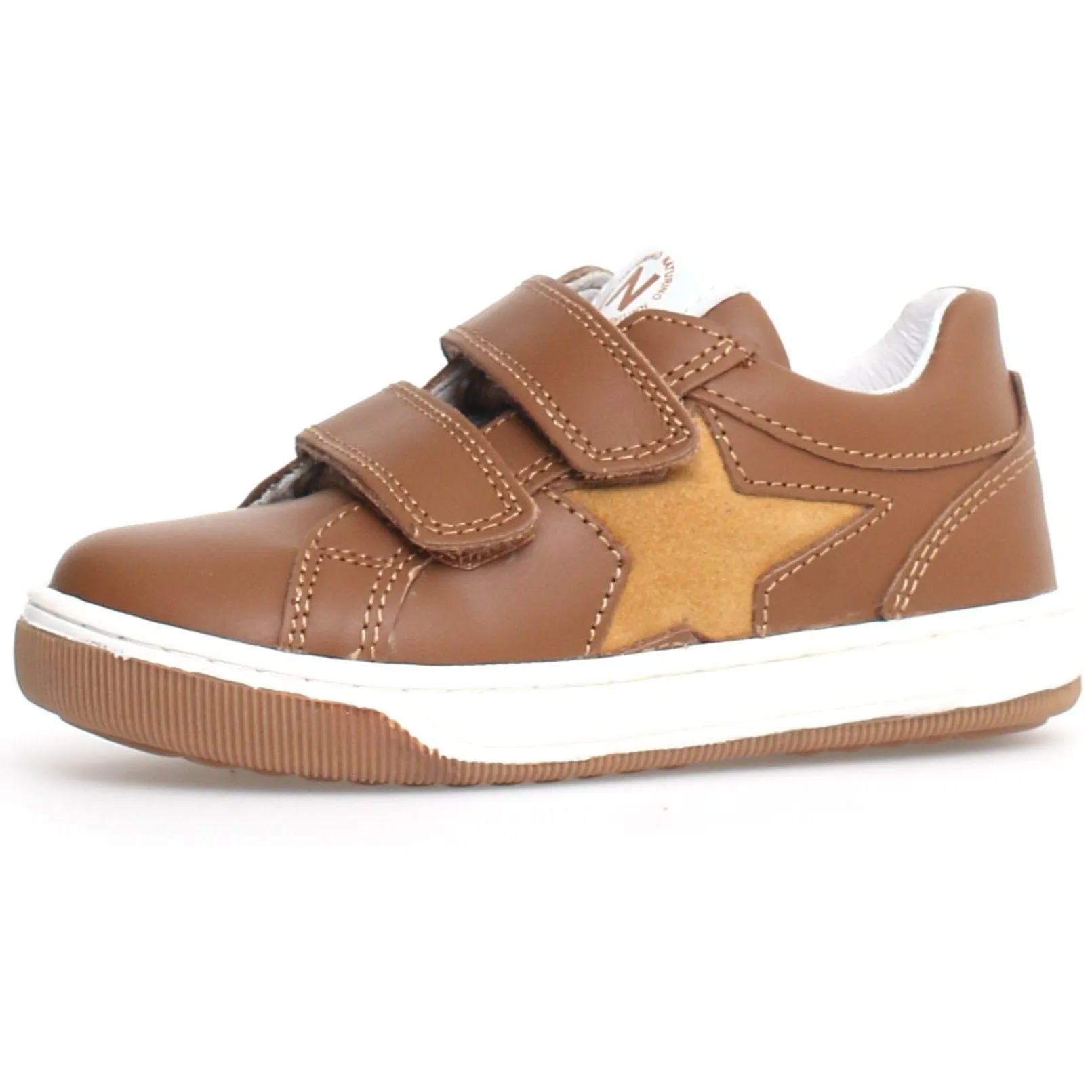 Naturino Minds VL Boy's Sneakers - Cognac/Zucca