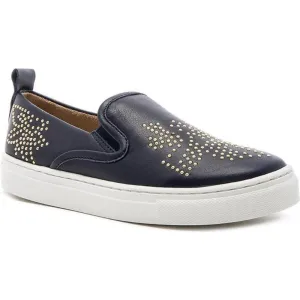 Navy Slip-on Trainer