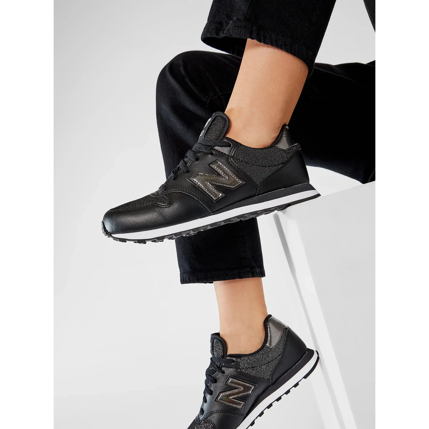 New Balance Sneakers Donna 500 Nero