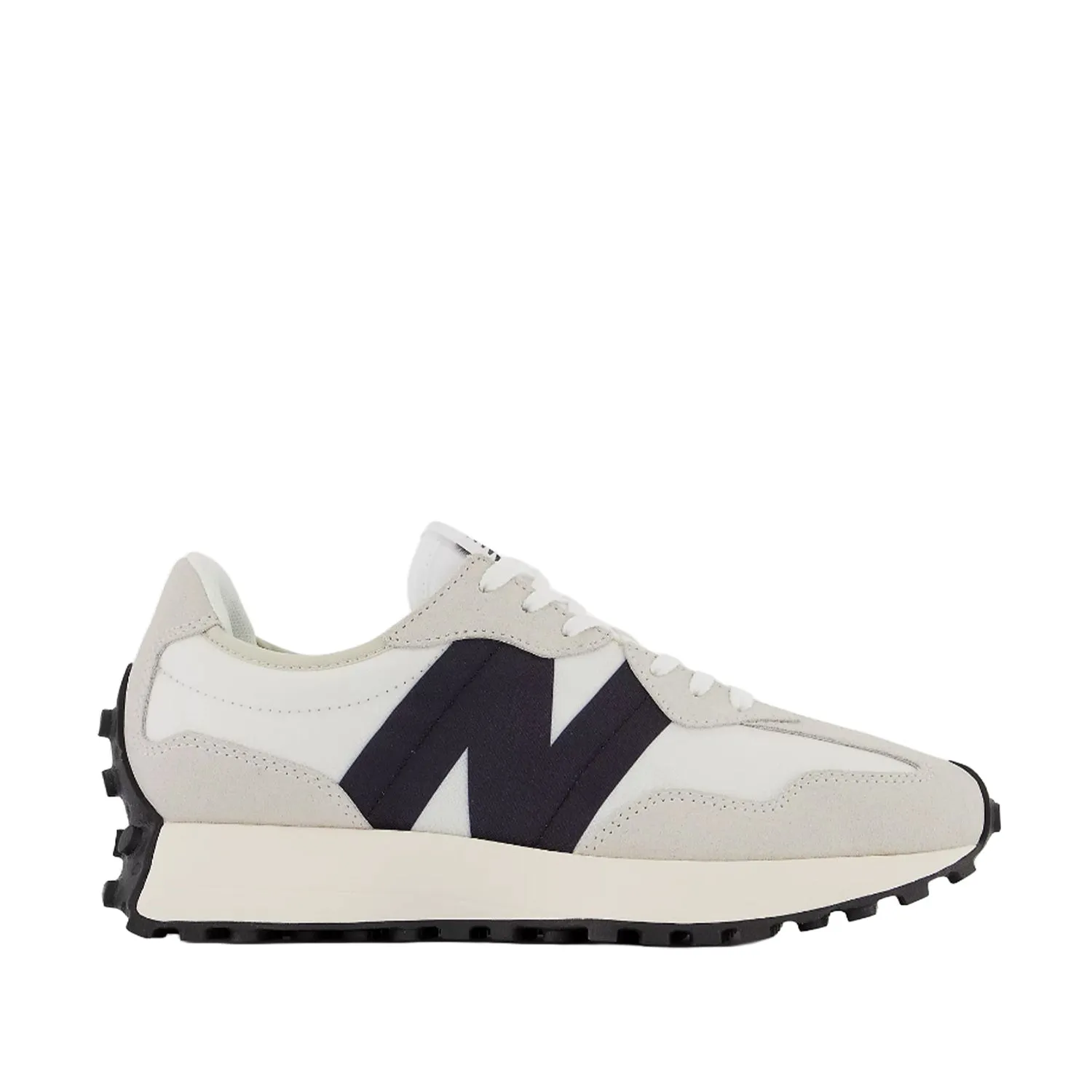 New Balance Women's 327 in Sea Salt/Black