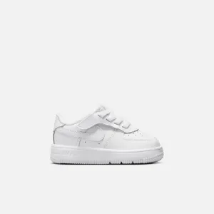 Nike Kids' Air Force 1 Low Easyon White (TD)